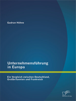 cover image of Unternehmensführung in Europa
